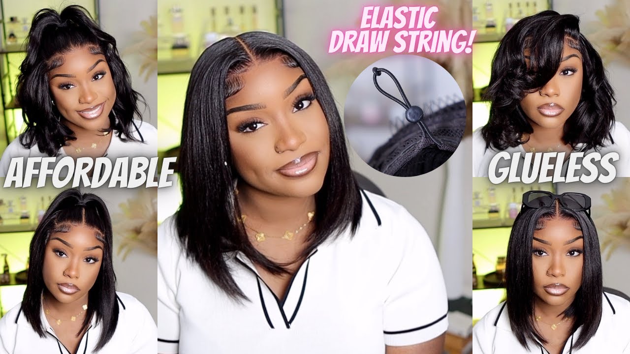Under $100 Glueless Yaki Wig Install + 4 Styles | Pre-Everything Pull & Go Wig by Nadula