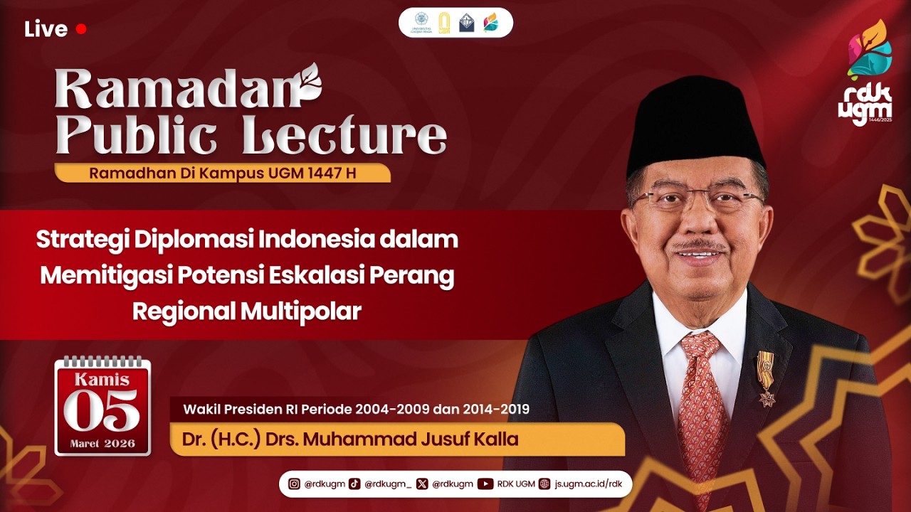 Strategi Diplomasi Indonesia dlm Memitigasi Potensi Eskalasi Perang Regional Multipolar ~Jusuf Kalla