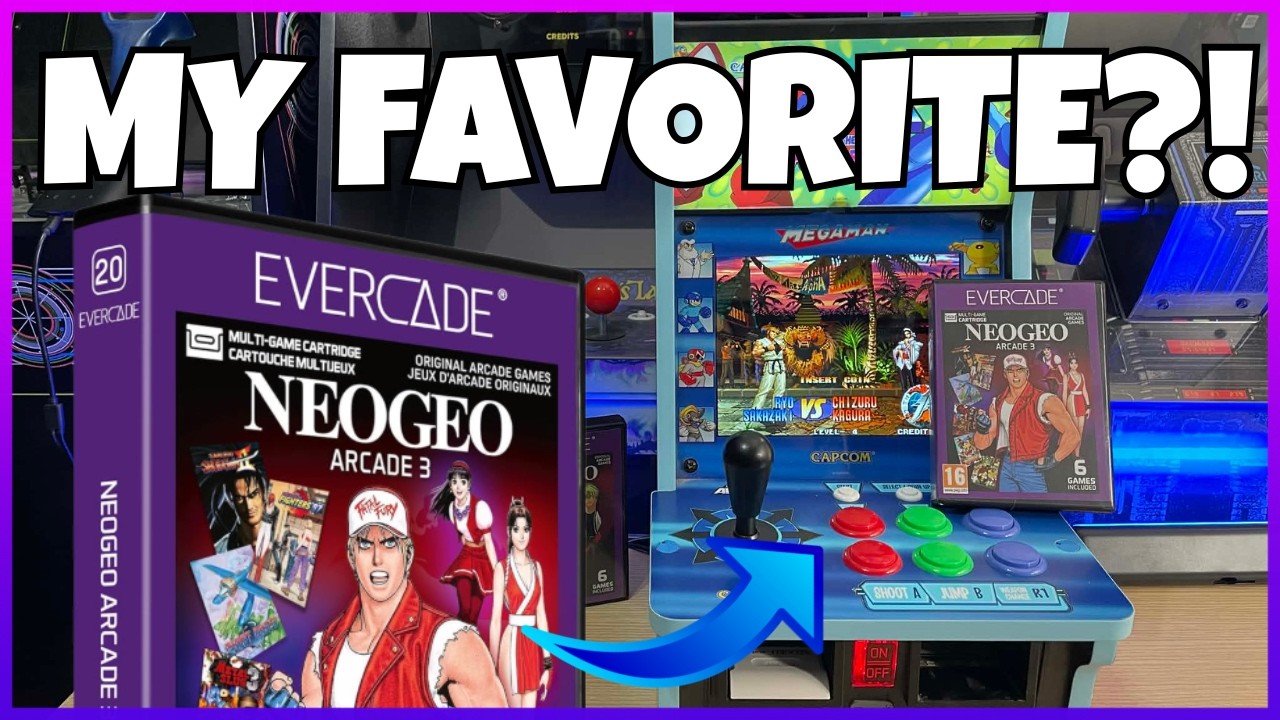 Картридж для Evercade NeoGeo Arcade 3 на Evercade Alpha! ОБЗОР!