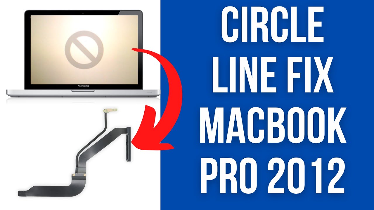 Grey Circle Line Boot Prohibition Symbol - MacBook Pro Mid-2012 A1278 Fix (MBP 2008-2012)