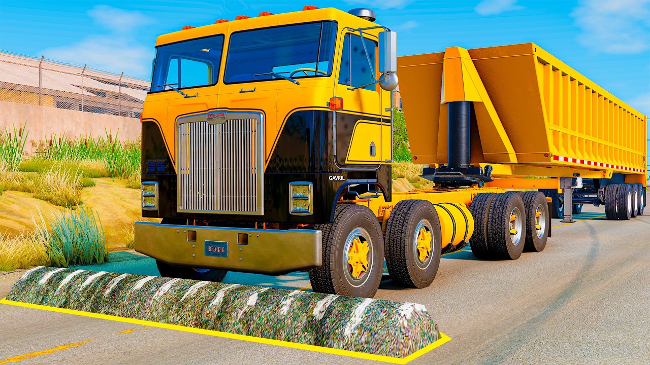Trucks vs Speed Bumps (Long Video)