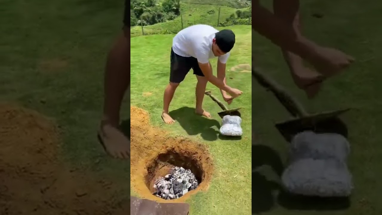 Hacer carne bajo tierra