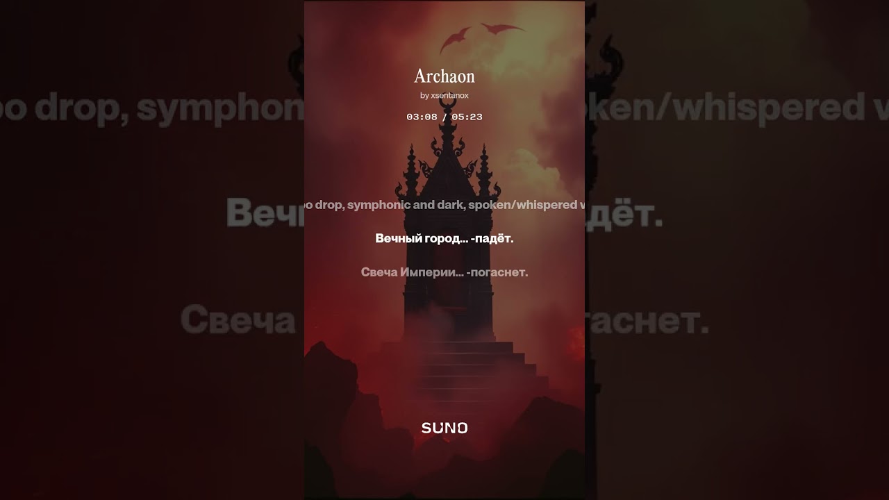 Archaon - Архаон - Warhammer totalwar AI Song SUNO