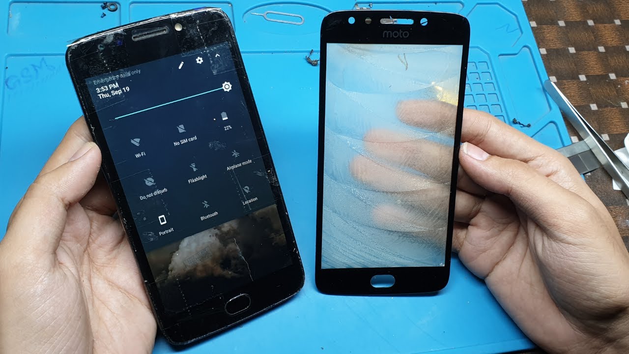 Motorola E4 Cracked Screen Restoration | Touch Glass Replacement | Restore Old Touch Phone