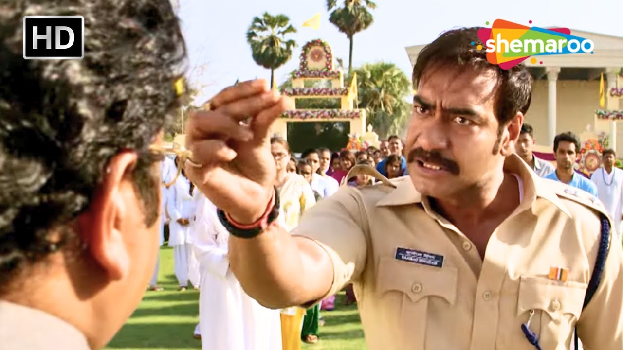 मैं इन्वेस्टिगेशन करने आया हूं तुम्हारा भाषण सुने नहीं - Singham Returns - Ajay Devgan Action Scene