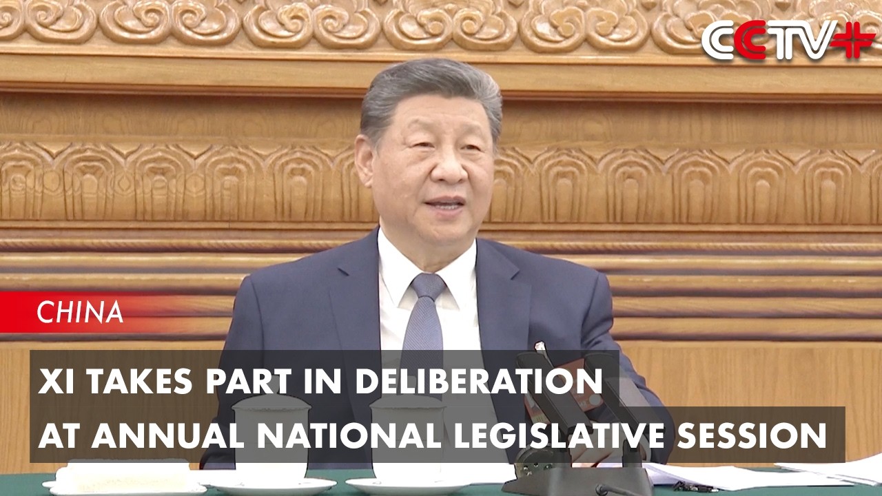 Xi Takes Part in Deliberation at Annual National Legislative Session