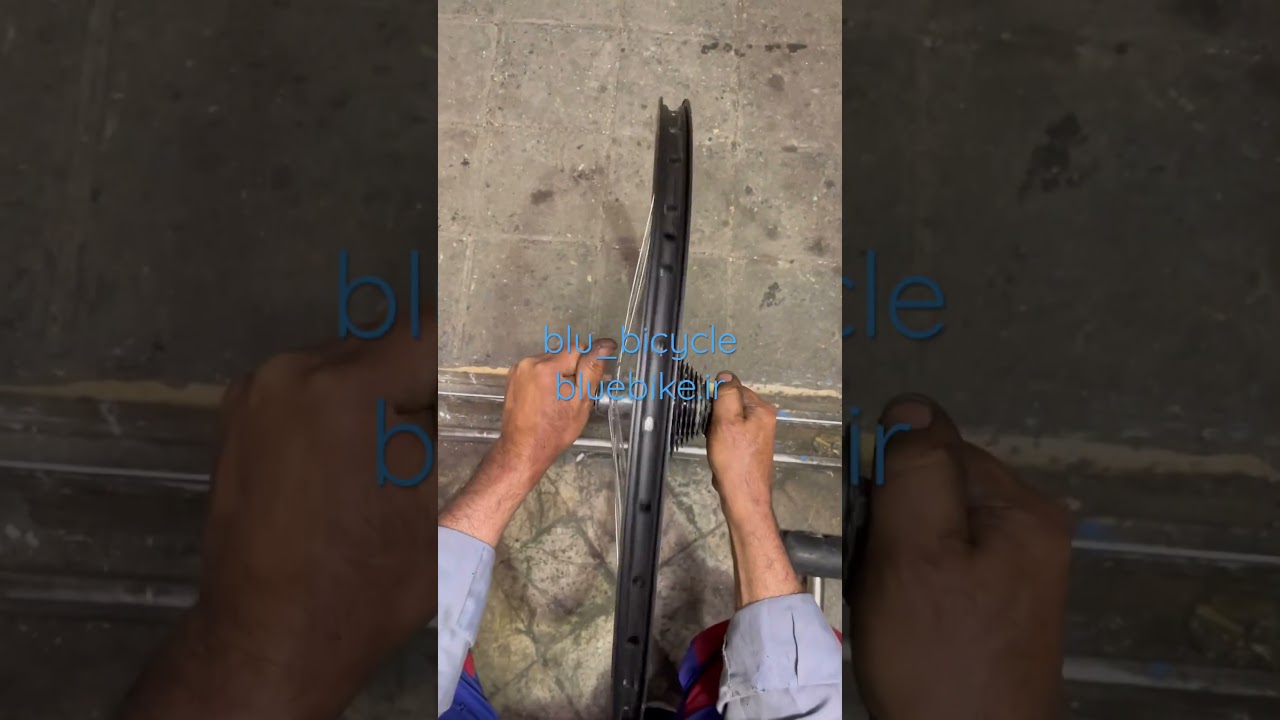 how to true a simple bike&rsquo;s wheel in fastest way 😄 #wheeltruing
