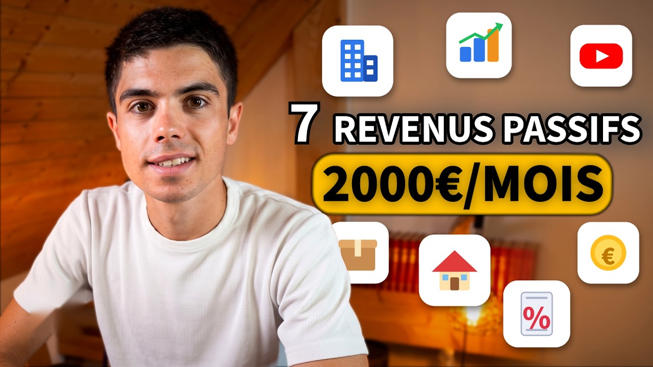 Revenus Passifs : 7 Id&eacute;es pour gagner 2000&euro;/mois test&eacute;es et valid&eacute;es