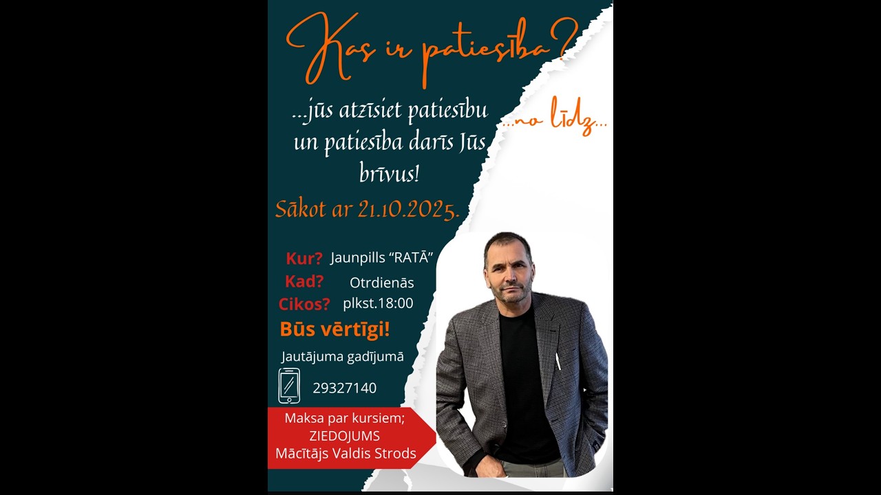 KAS IR PATIESĪBA? 18. LŪGŠANAS
