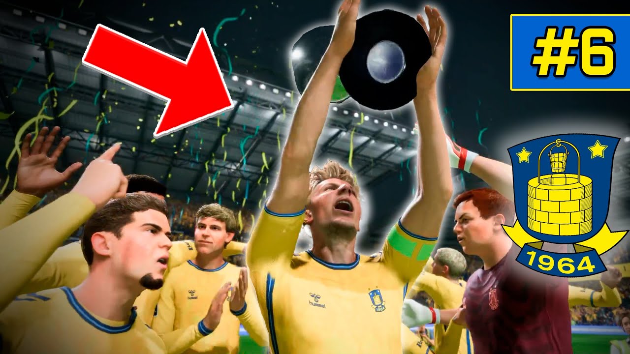 Pokalfinalen AFGØRES i straffesparkskonkurrence! EAFC 25 Brøndby Karriere #6