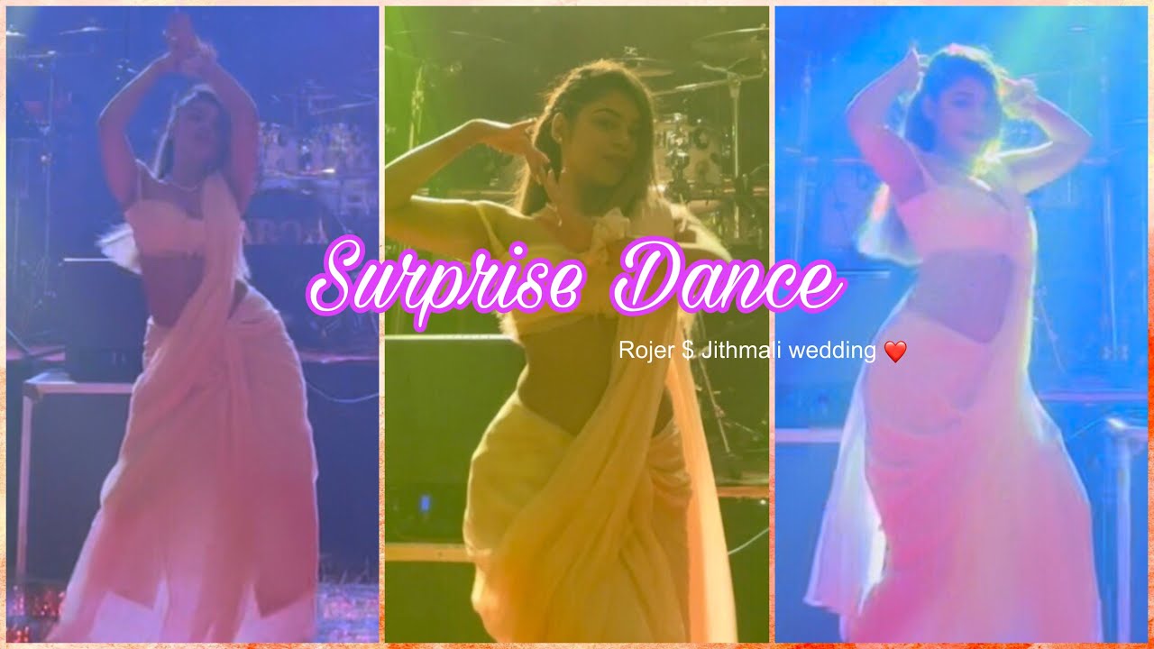Surprise Dance | Aiya's big day 🥂| Rojer and Jithmali👰‍♀️🤵💏