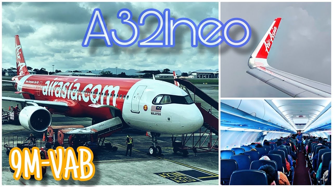 AirAsia A321neo | Kuala Lumpur to Kuching | 9M-VAB