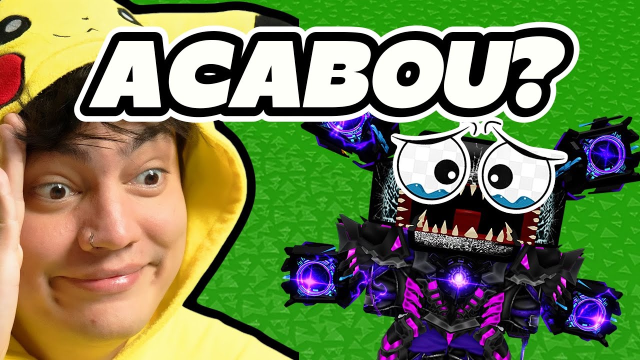 ACABOU MESMO ??? TOILET VERSE TOWER DEFENSE