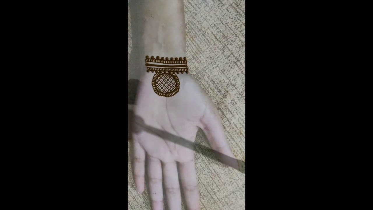 Simple and Beautiful Mehndi Design For Hands Live .