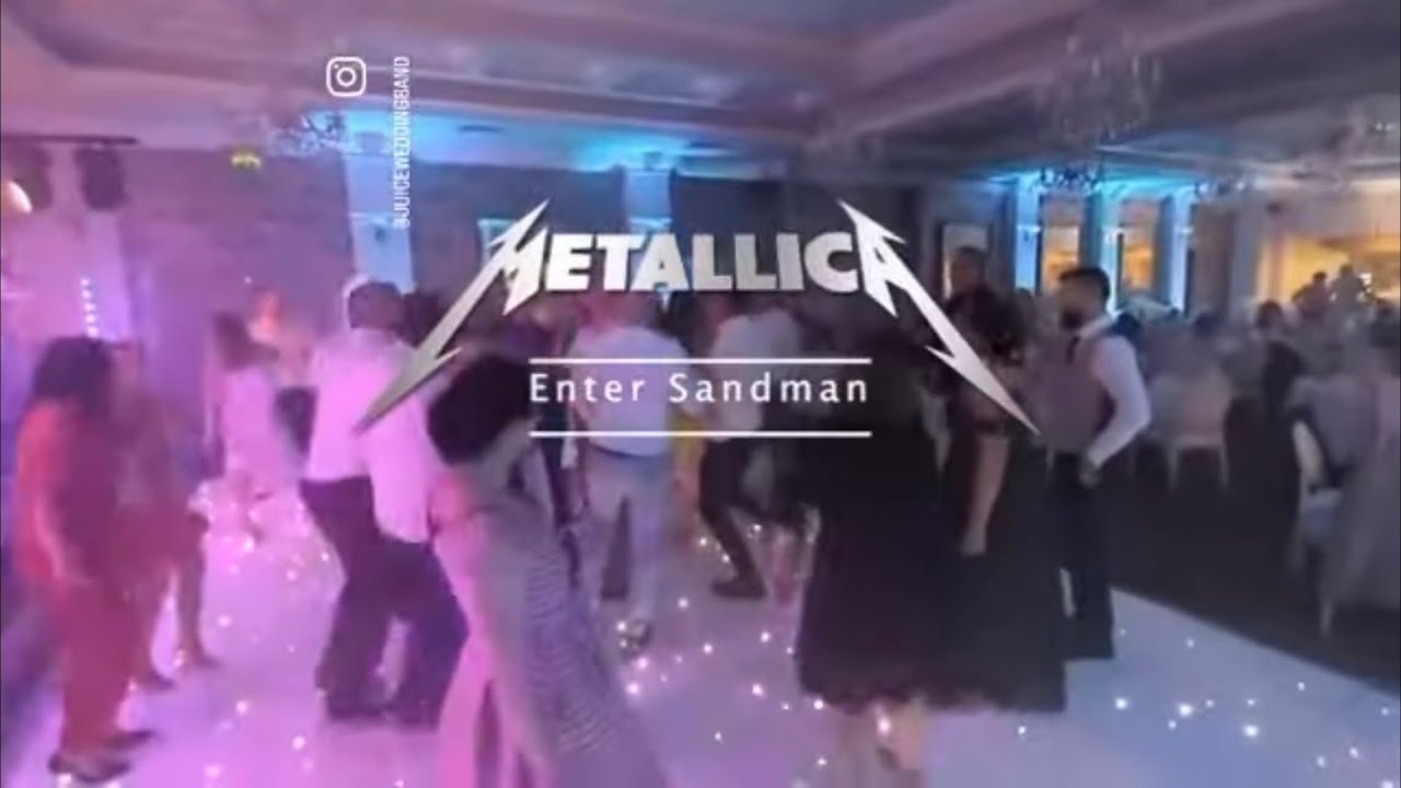 Enter Sandman - Juice Wedding Band performing their version of the  Metallica classic!