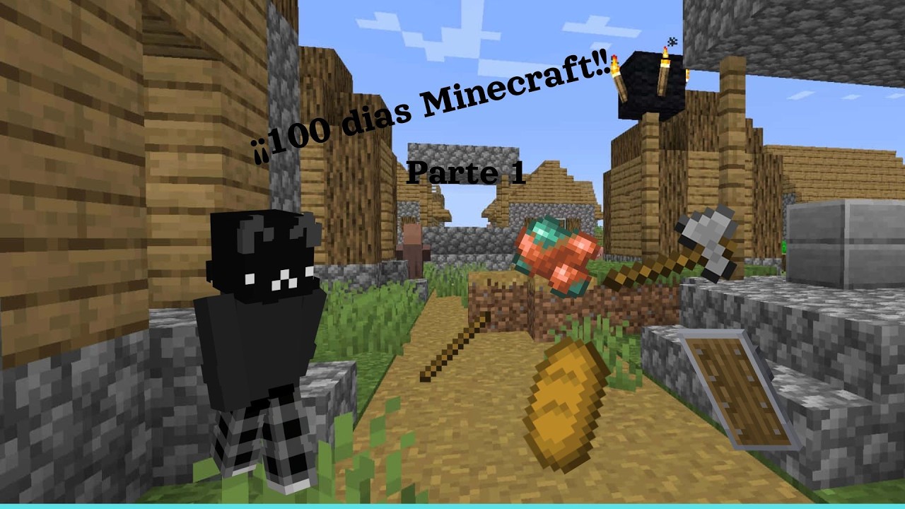 INTENTO SOBREVIVIR 100 DIAS CAPITULO 1 MINECRAFT