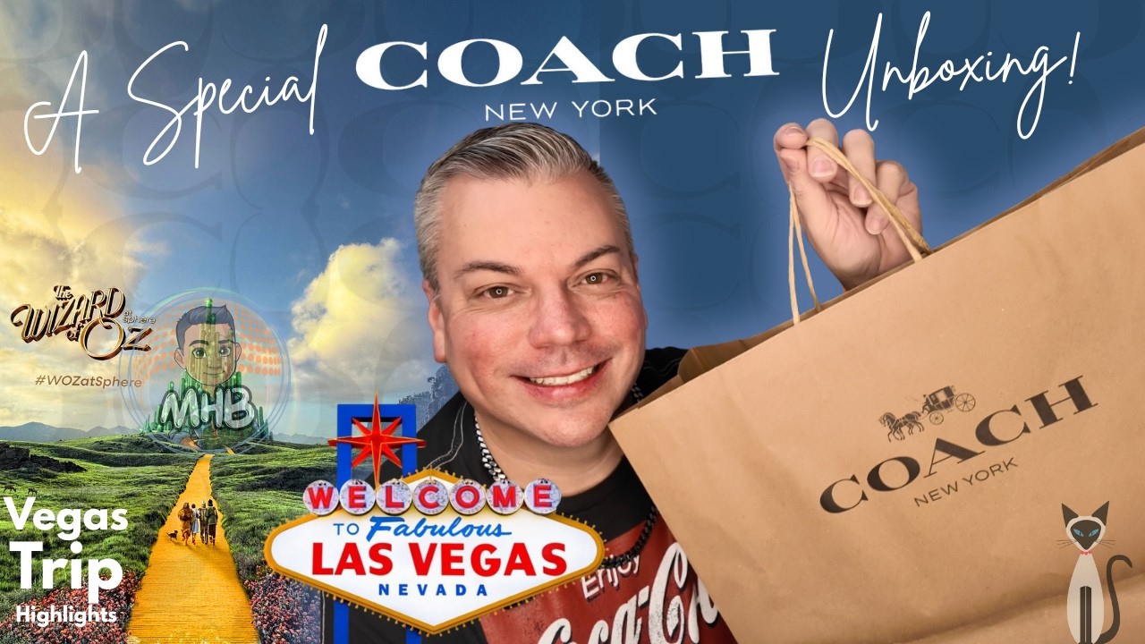 Special Coach Unboxing! What Did I Get? Vegas Trip Highlights