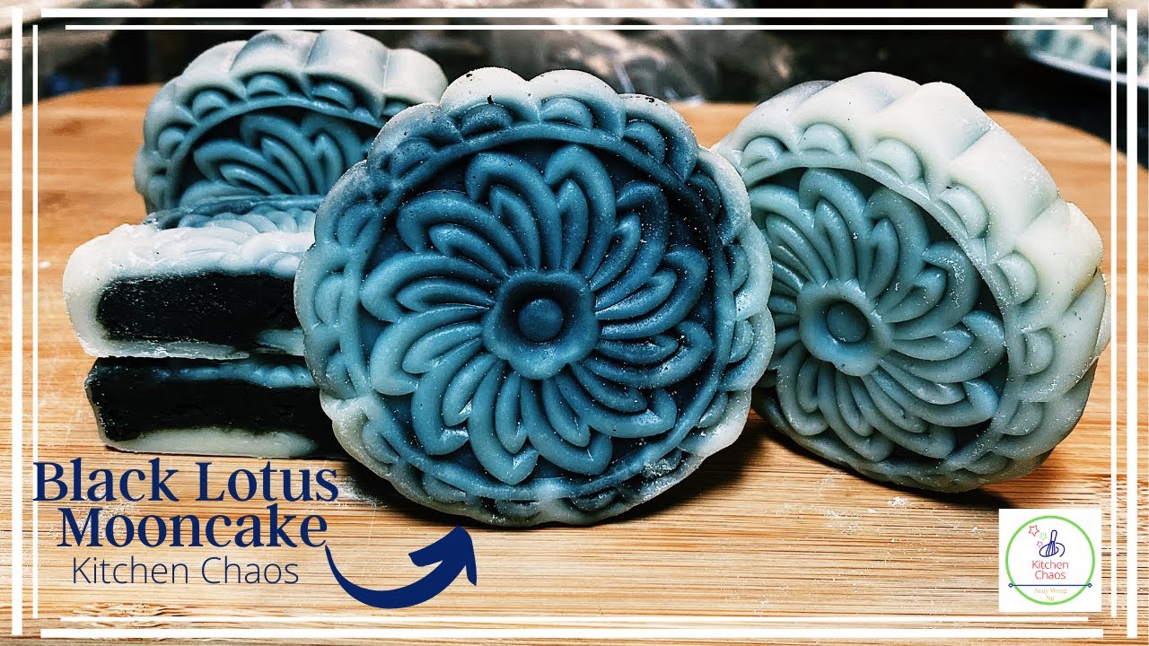 Black Lotus Snow Skin Mooncake || how to make mooncake, but EXTRA || Breaking Tradition