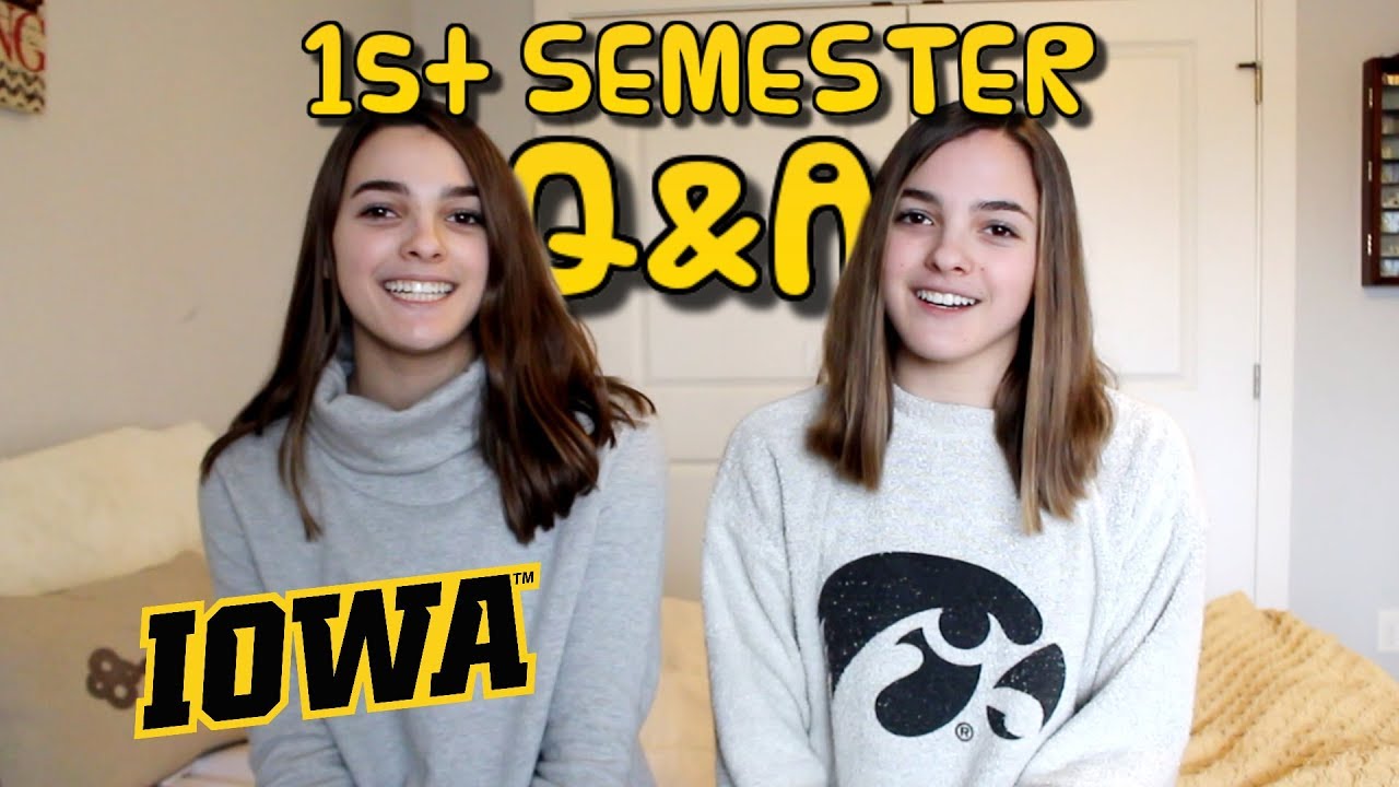 Our First Semester at College Q&A | Megan and Ciera