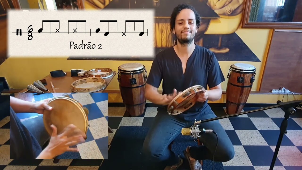 6 por 8 no pandeiro