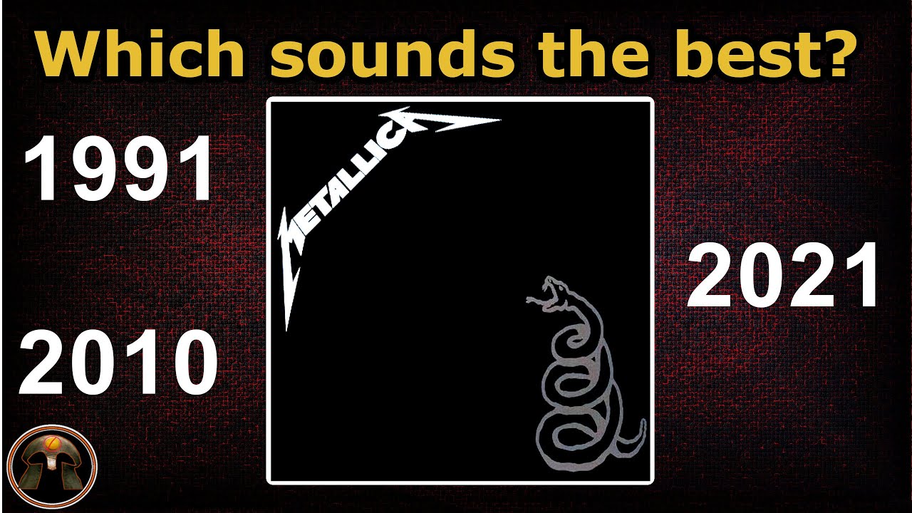 METALLICA (original vs. remasters) Black Album　メタリカのブラック・アルバム