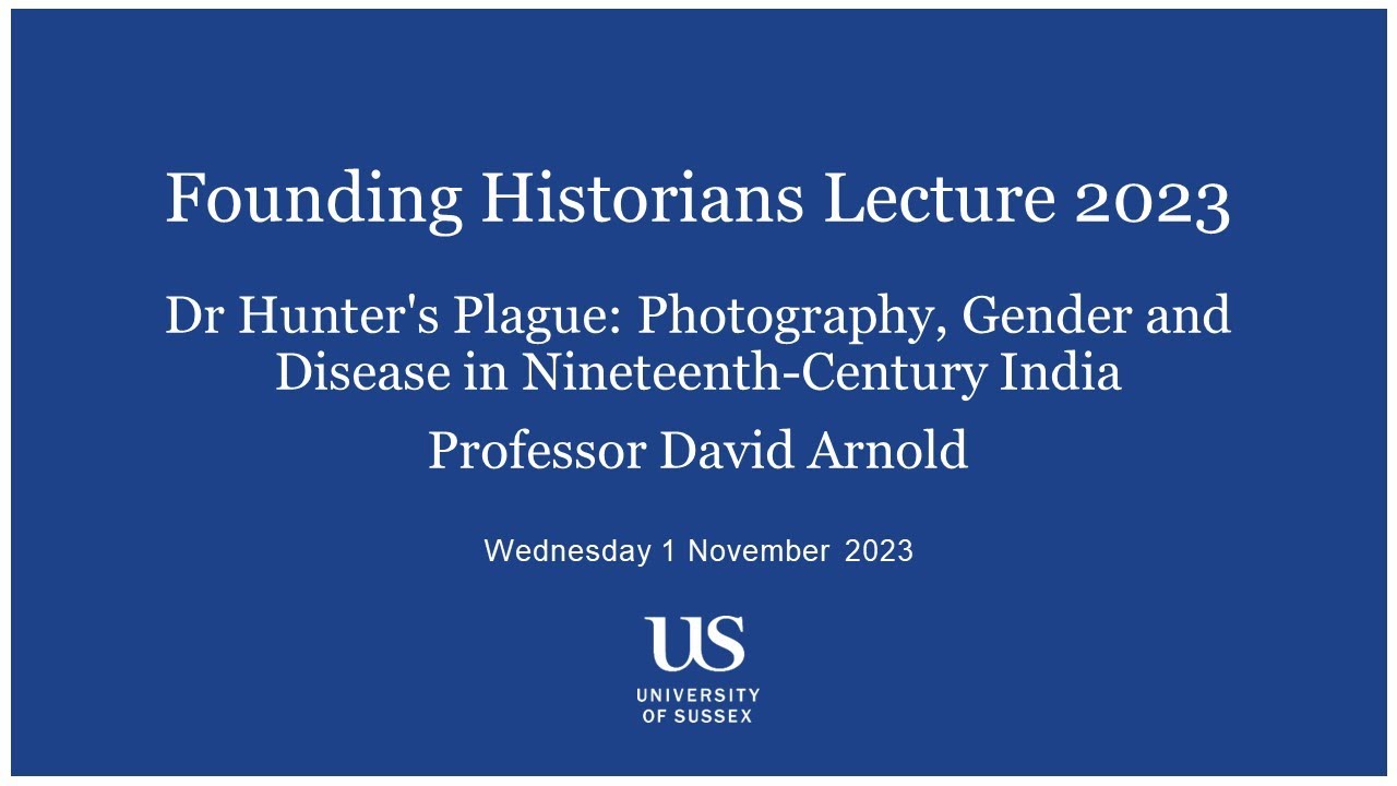Founding Historians Lecture 2023 given by Professor David Arnold