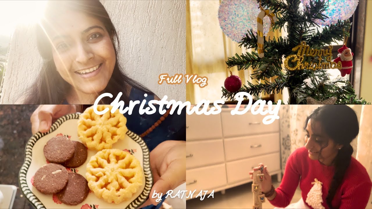 Christmas Day Full VLOG🎄 | HOMESTYLE celebration in Mumbai | Bengali Vlog | RATNAJA |