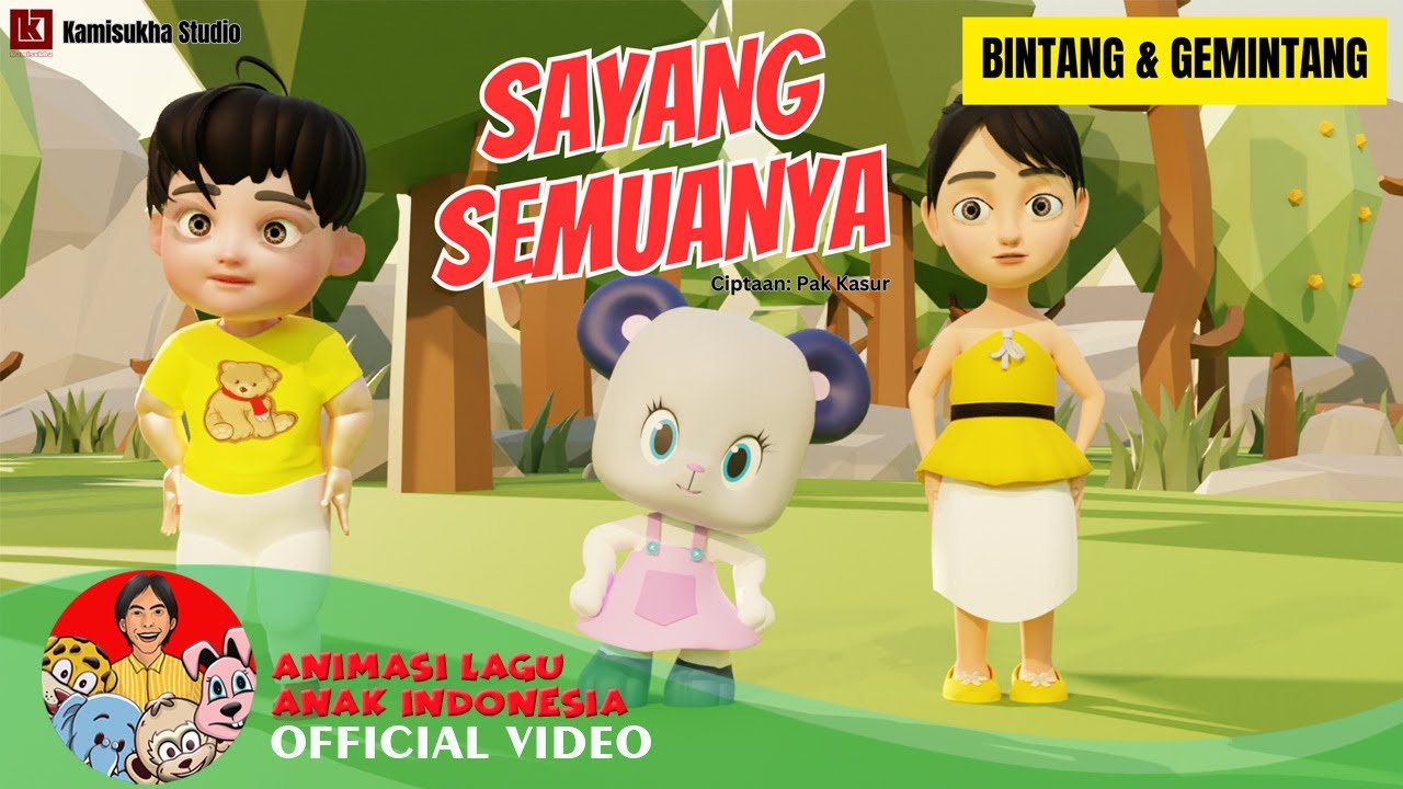 Sayang Semuanya – Bintang Yukio & Gemintang Misaki | Lagu Animasi Anak Anak 2025