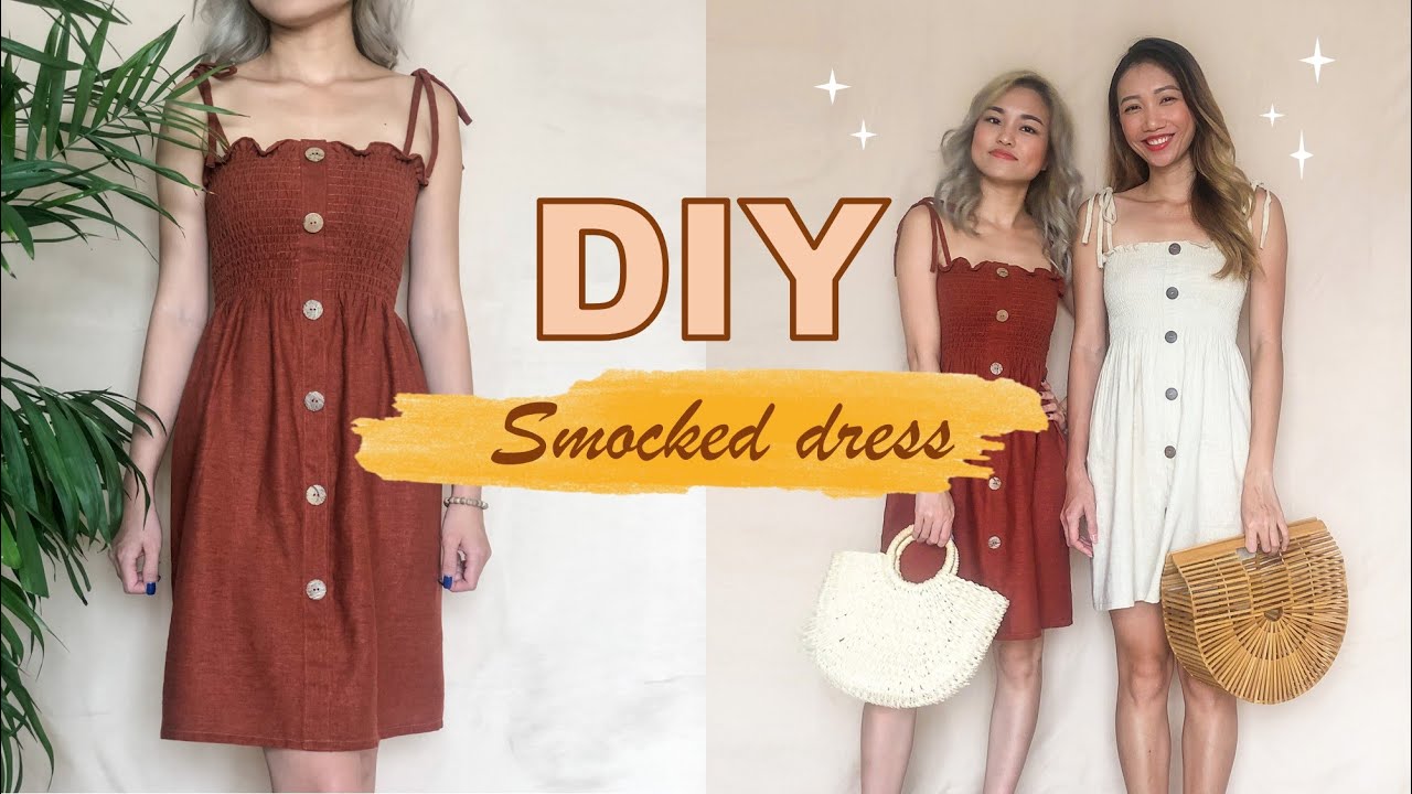 DIY SMOCKED DRESS from scratch - Dress for the besties