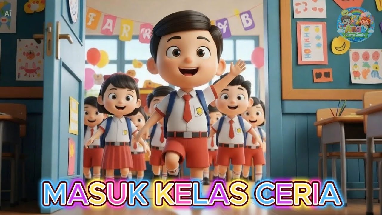 Semangat Belajar di Kelas! 🎒📖 Lagu Anak Terbaru