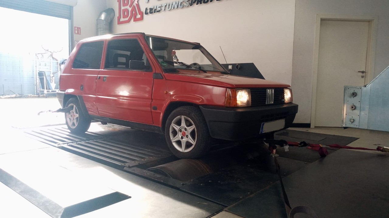 Fiat Panda 141 16V on the Dyno!