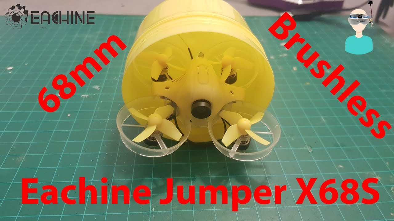 Eachine Jumper X68S 68mm Micro Brushless Quadcopter Review And (A Very Short) Test Flight