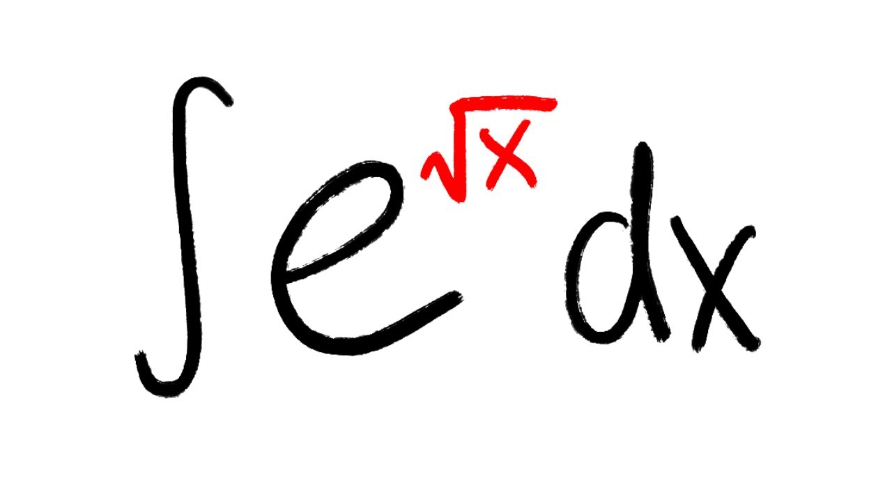 integral of e^sqrt(x), integration by parts in the u-world