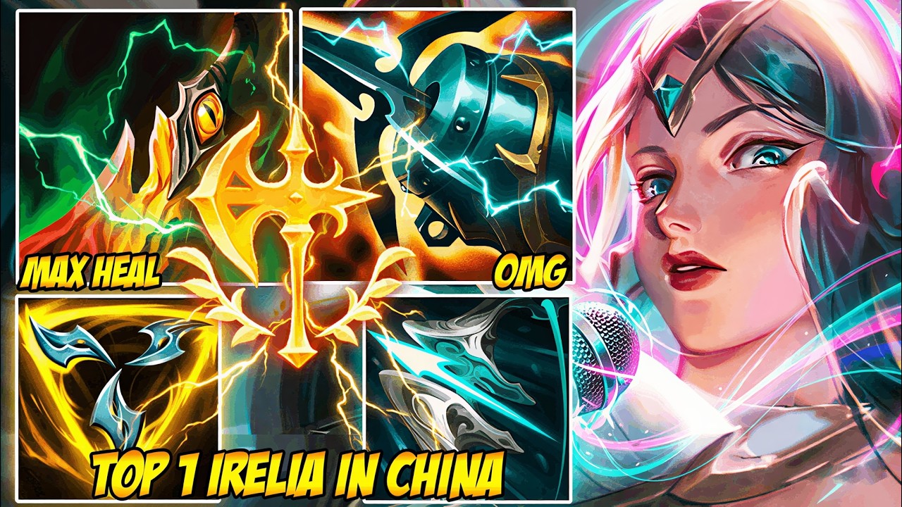 Wild Rift China Top 1 Irelia - The Enemy Team Had No Chance vs Kraken Irelia