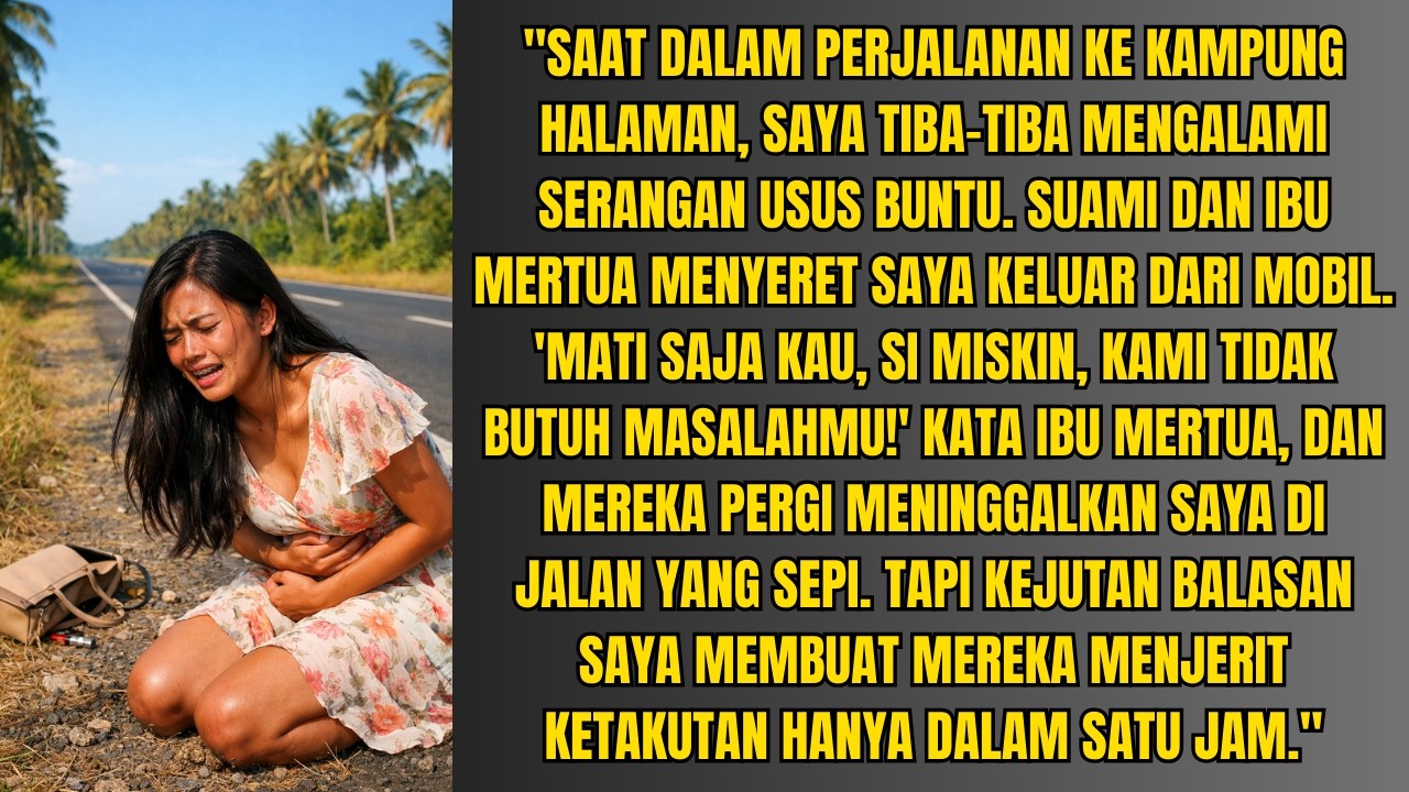 SUAMI DAN IBU MERTUA MENYERET SAYA KELUAR DARI MOBIL. 'MATI SAJA KAU, SI MISKIN, KAMI TIDAK BUTUH...