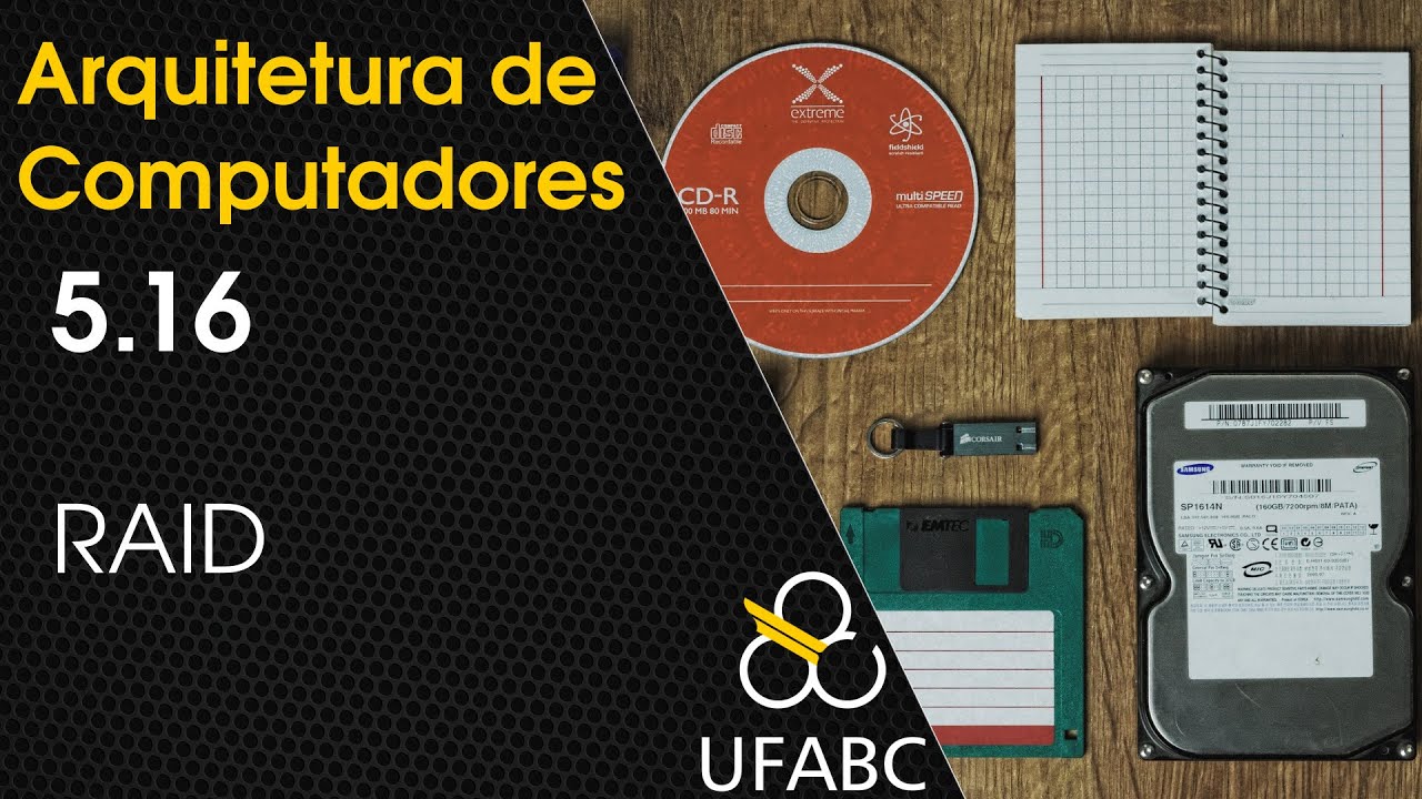 5.16 - Arquitetura de Computadores - Redundant Arrays of Inexpensive Disks (RAID)