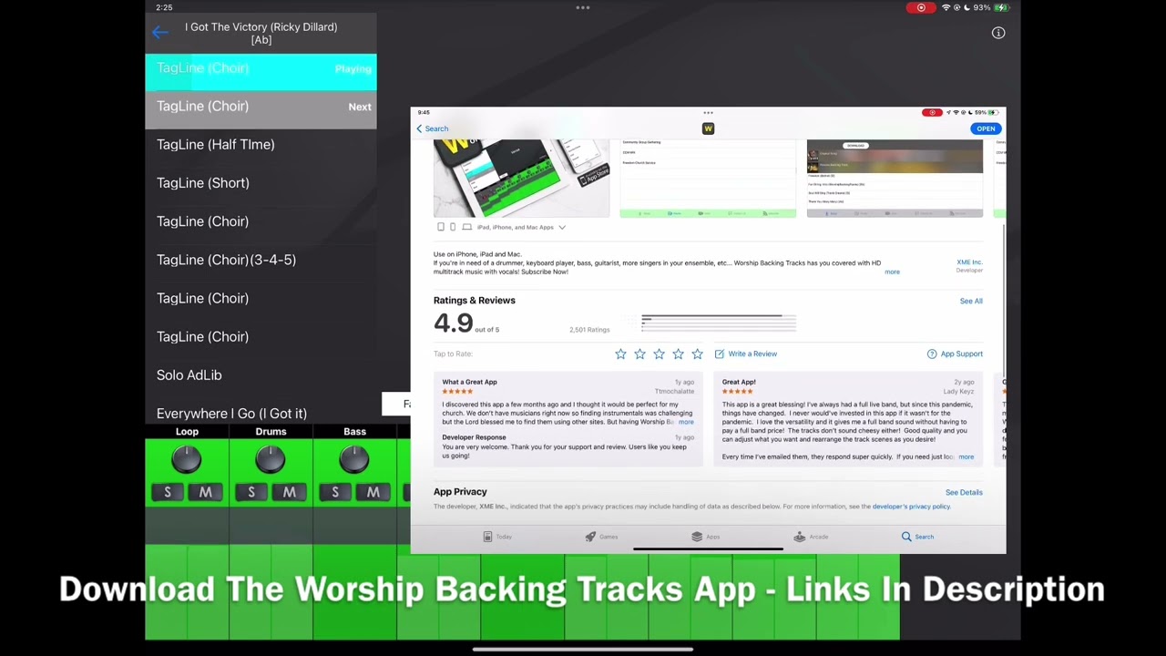 I've Got The Victory (Ricky Dillard) Worship Backing Tracks App Preview