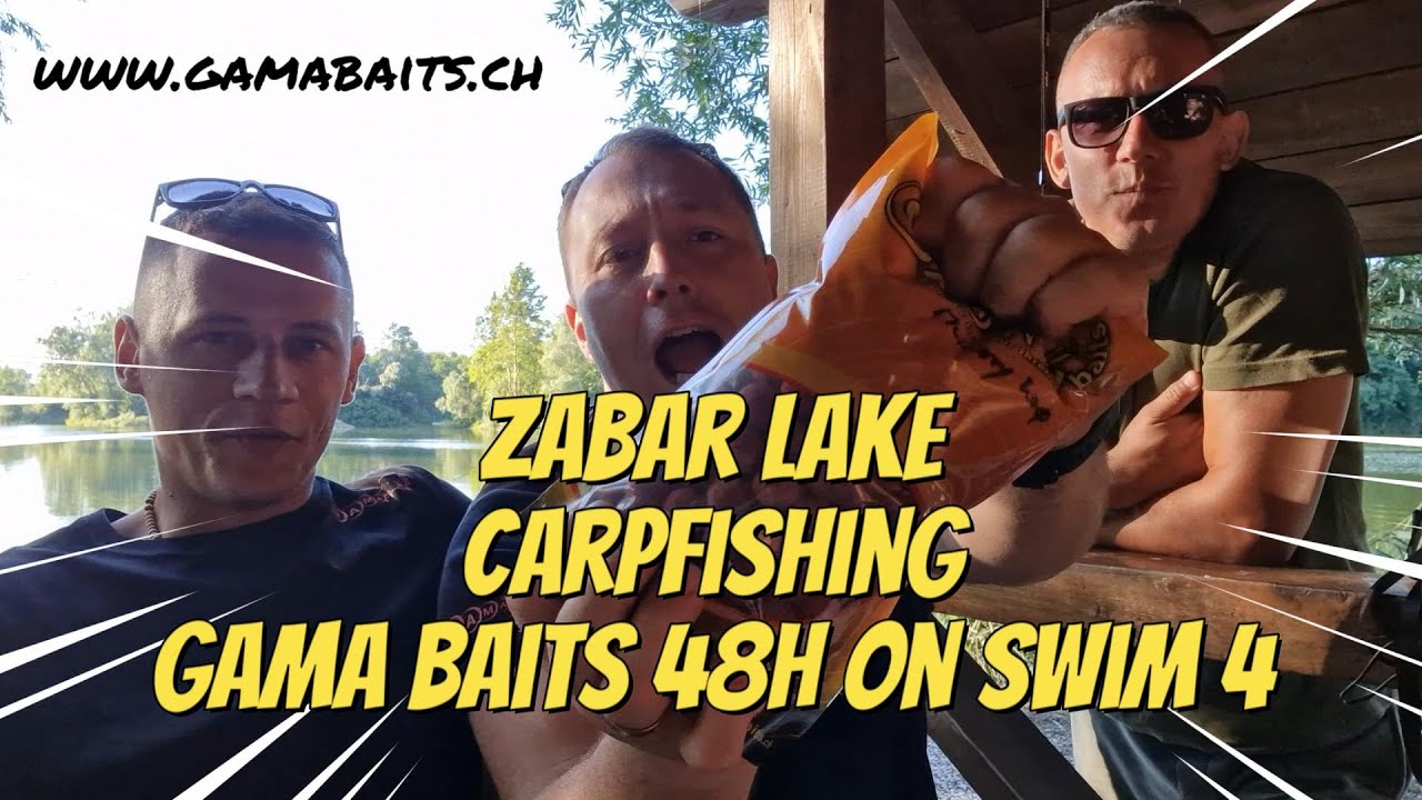 Carpfishing (saranski ribolov) Zabar Lake Swim 4  GAMA baits