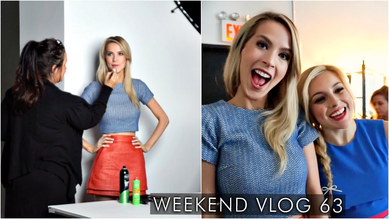 Shooting with Garnier in New York! | weekend vlog 63 | LeighAnnVlogs