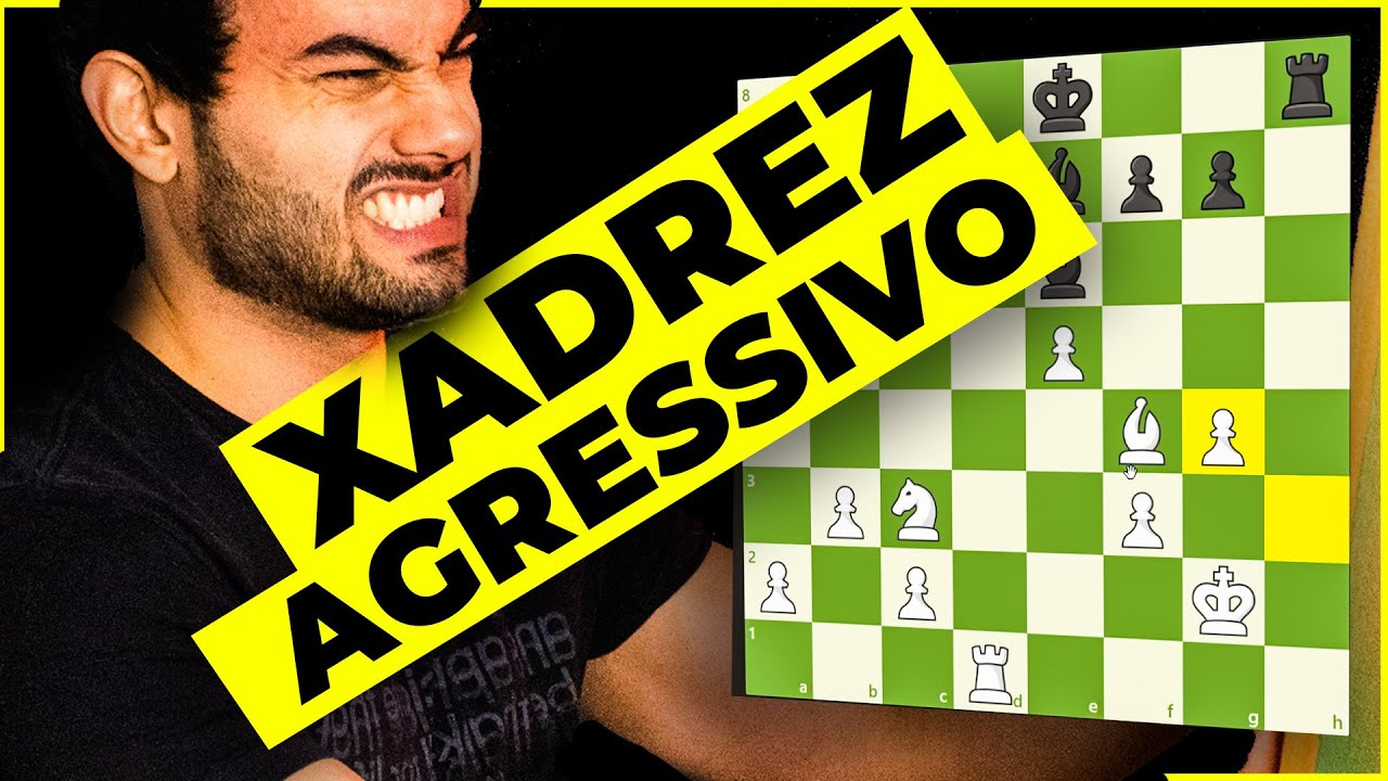 Você teria coragem de jogar assim??? Xadrez AGRESSIVO sem DAMA!!