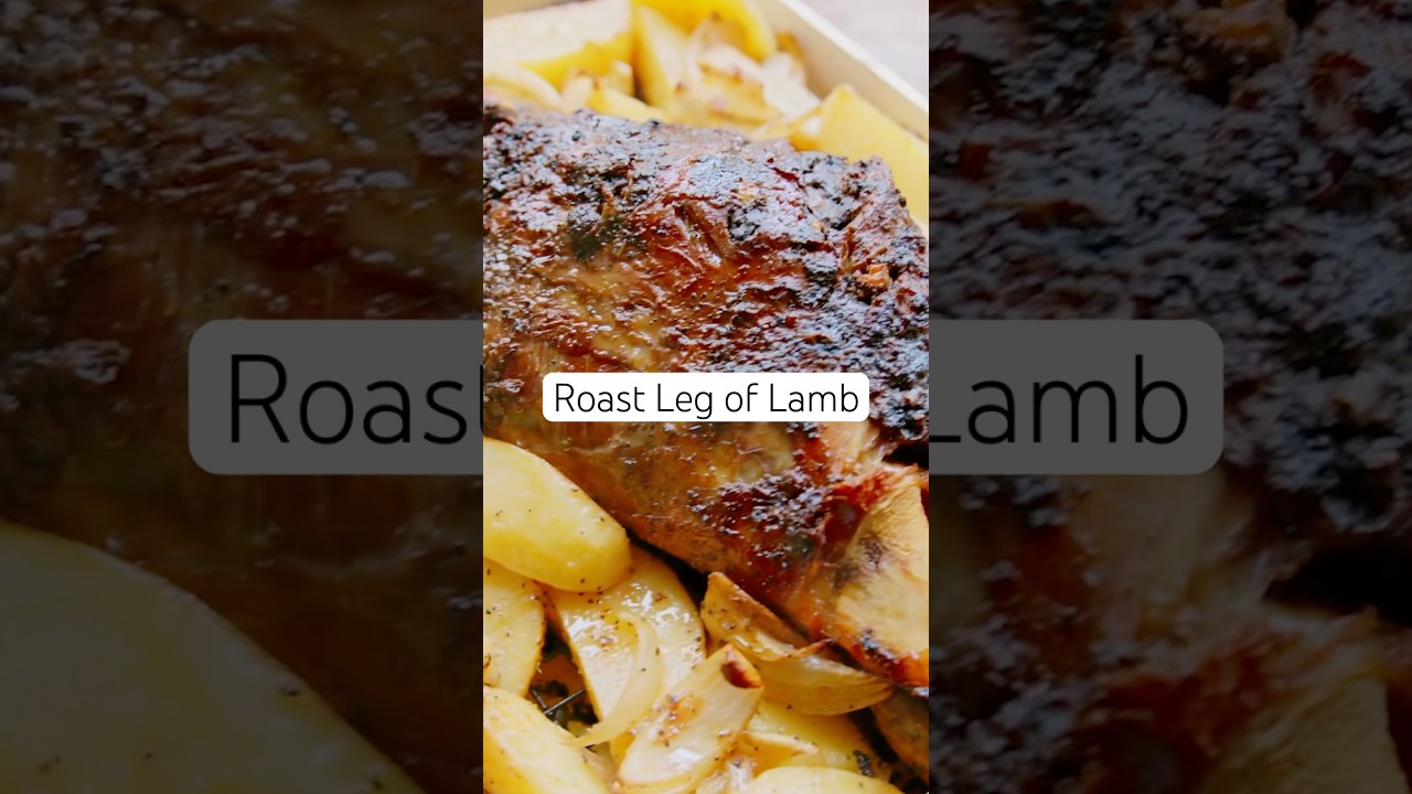 Рецепт жареной бараньей ноги #шорты #лямба #lambrecipe