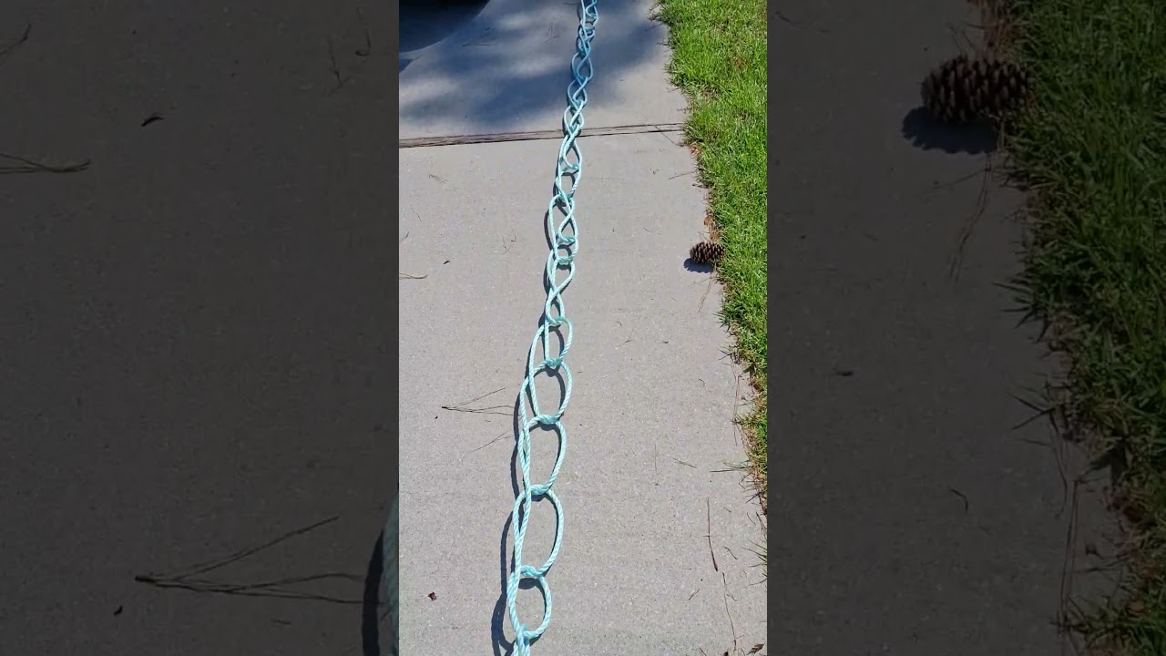 Daisy-chain to deploy a 400 foot rope