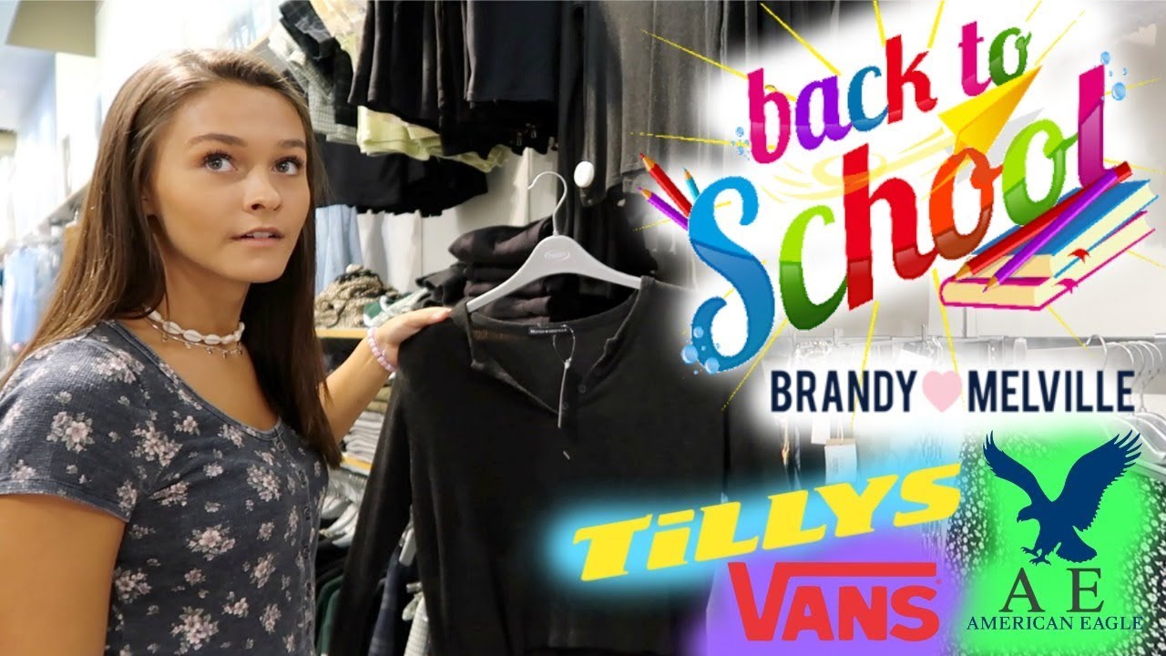 BACK TO SCHOOL CLOTHES SHOPPING VLOG/ HAUL! EMMA AND ELLIE