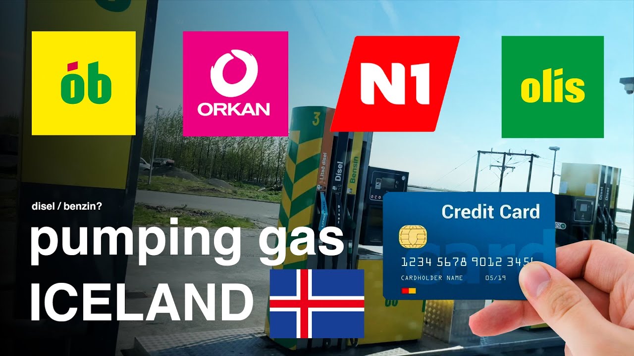 the GAS pump problem 2023 in ICELAND for credit cards!