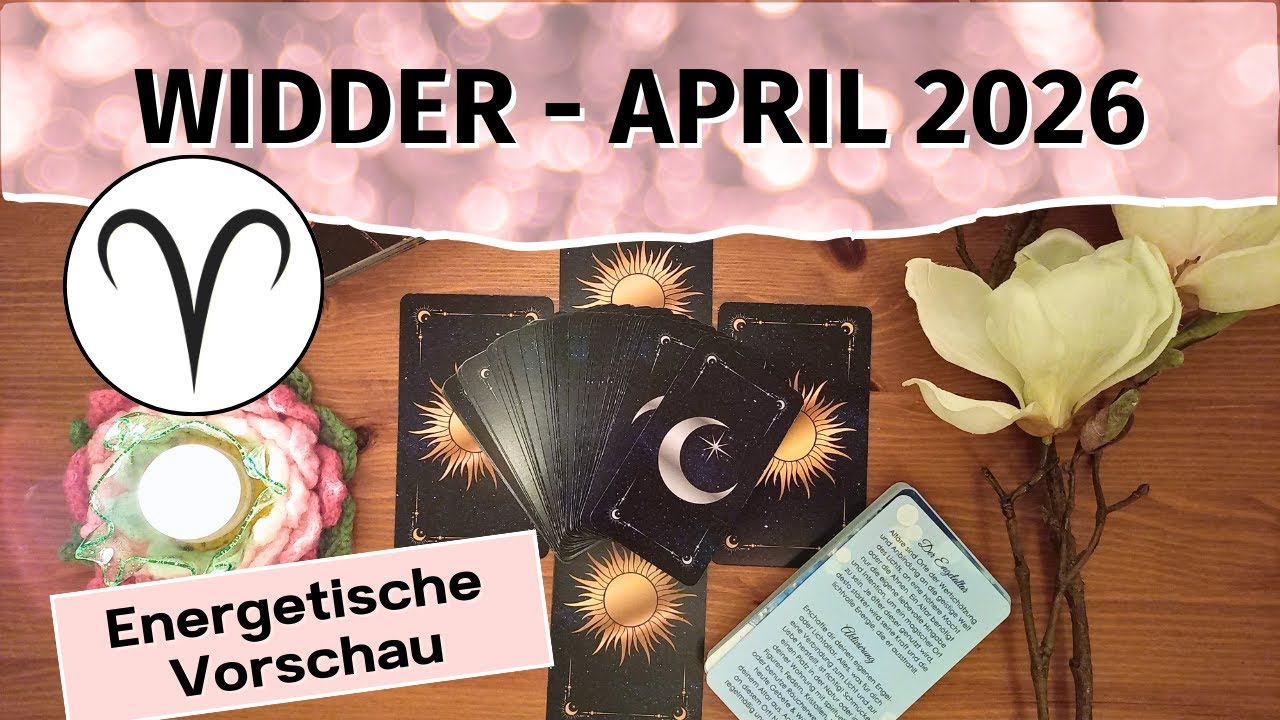 Widder: Herzens-Entscheidung | April 2026 | Tarotlegung | Kartenlegung | Orakel | Botschaft | Tarot