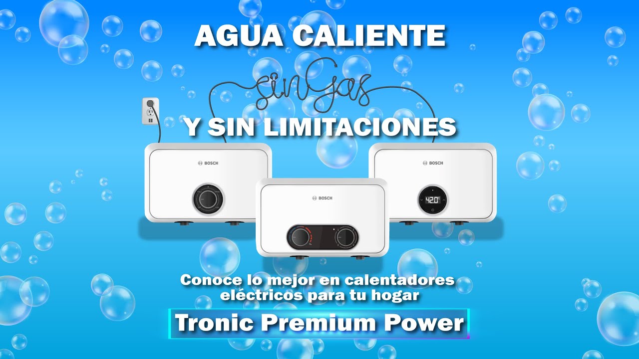 ¿Sabes cómo elegir el calentador eléctrico perfecto para tu hogar marca Bosch?