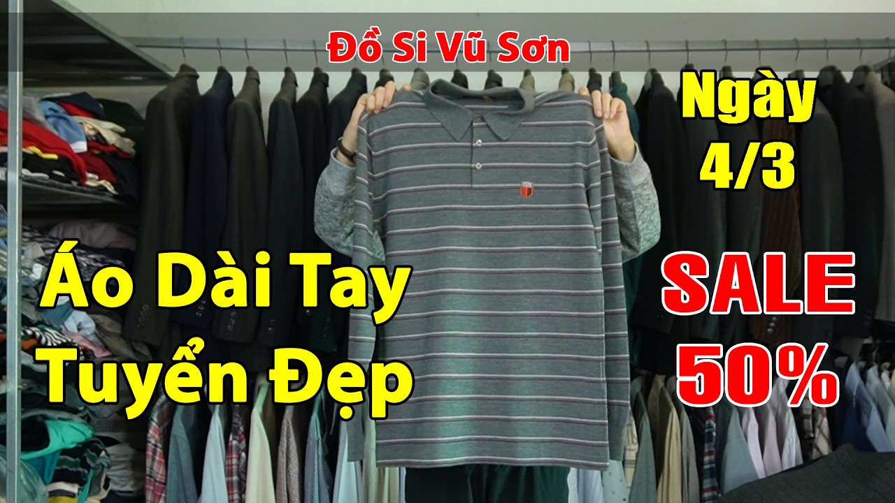 (4/3) SALE Áo Thun Dài Tay Nam Hàng Hiệu Nhật Tuyển Đẹp | Đồ Si Tuyển Vũ Sơn