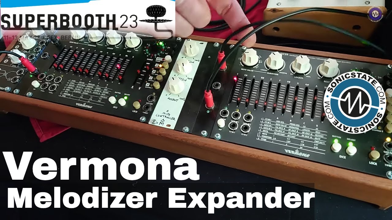 Superbooth 2023:Vermona meloDICER Expander Module CV control of every parameter