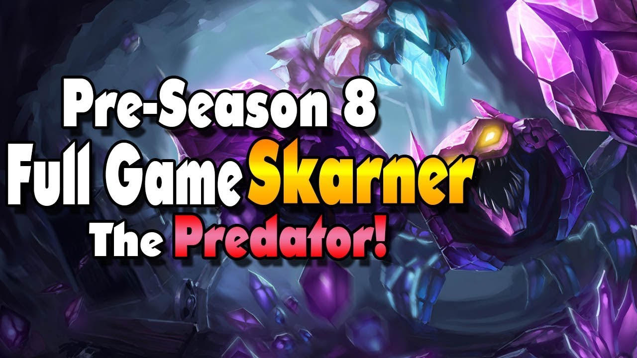 Skarner the Predator | Full Season 8 Jungle Game (League of Legends)