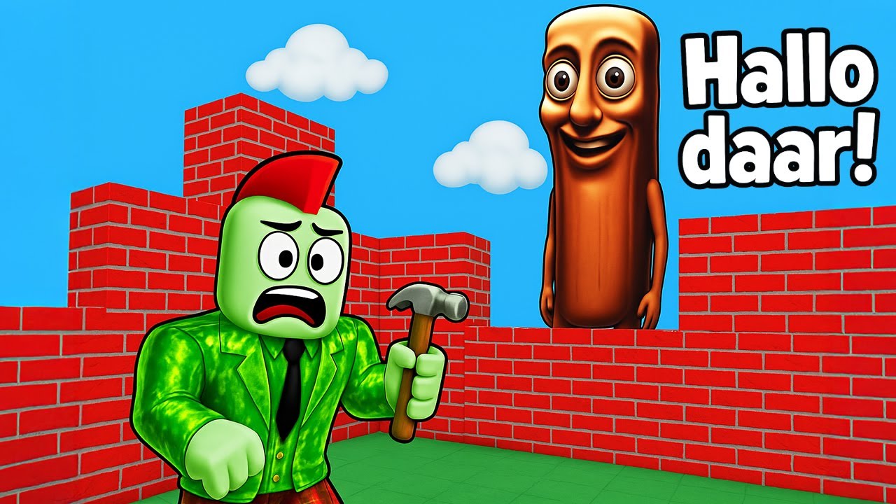 Job Bouwt Om Tung Tung Te Overleven In Roblox!